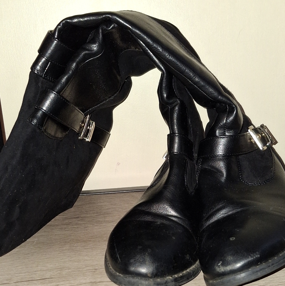 Men's Black Leather Boots